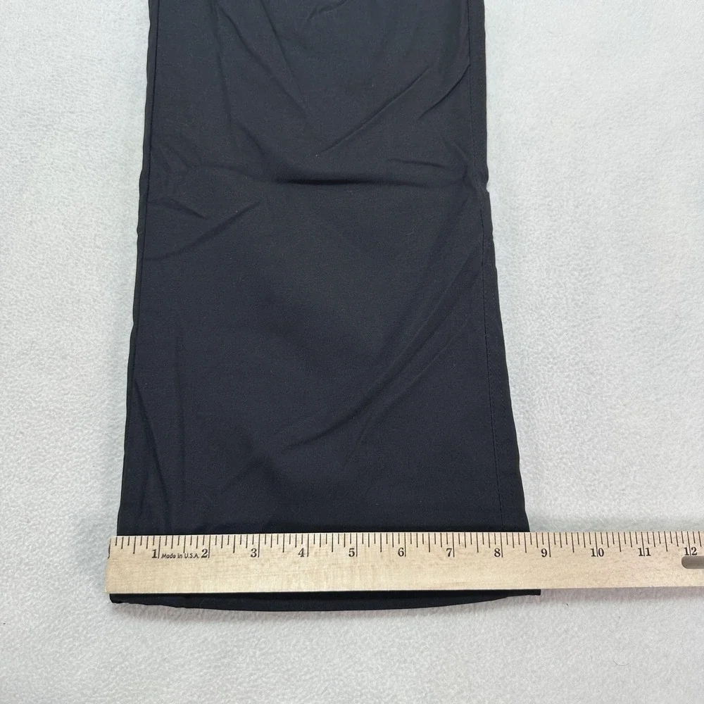 Orvis Pants Mens 32x32 Black Fleece Lined Cargo Nylon Winter Hiking Outdoor